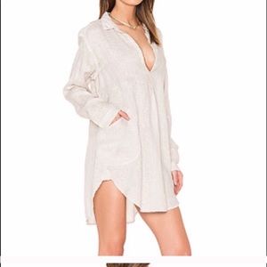 CP Shades Linen Tunic Top XS